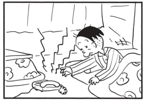【無料漫画】かりあげクン(1414回)毎日配信!「つける」「深夜バス」イメチェンして待ち合わせ場所に行ってみたら…/植田まさし 7