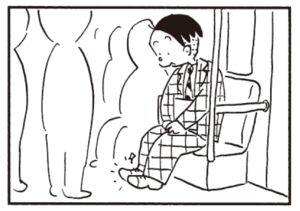 【無料漫画】かりあげクン(447)7月も毎日配信!「くつ」「運転」落ち込んでいる係長をみて?/植田まさし 3