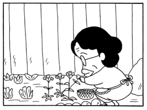 【無料漫画】ここだけのふたり!(61)「苦労」「正道の母の生活」母の家の庭でとれたものとは?/森下裕美 9