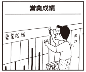 【無料漫画】かりあげクン(239)「とびのり」「営業成績」自分の成績の悪さを目の当たりにして?/植田まさし 5