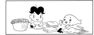 【無料漫画】COMA GOMA ゴマちゃん(9)「お手伝いアシベ」具合の悪い母ちゃんに代わってお手伝いするけど?/森下裕美 22