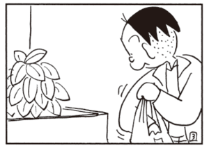 【無料漫画】かりあげクン(458)7月も毎日配信!「五月」「歯みがき」ドラマによく出でる俳優さんを見て?/植田まさし 11