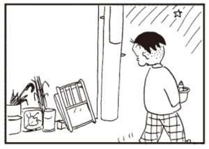 【無料漫画】かりあげクン(303)「都会の雪」「暖房」子どもの風船を飛ばしてしまったお詫びに?/植田まさし 26