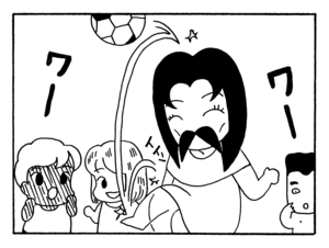 【無料漫画】少年アシベ(247)「キックの鬼」サッカーボールを島の子たちにプレゼント!/森下裕美 11