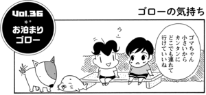 お泊りゴロー ゴマちゃん小さいからカンタンにどこでも連れて行けていいね