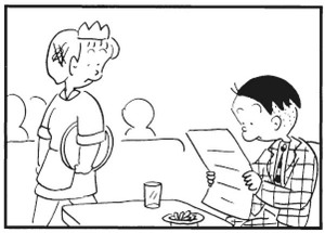 【無料漫画】かりあげクン(291)「作曲家」「喫茶店」歯医者さんに口を開けるように言われたので?/植田まさし 6