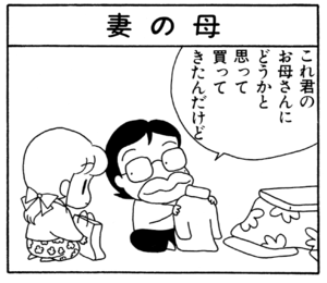 これ君のお母さんにどうかと思って買ってきたんだけど