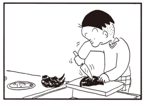 【無料漫画】かりあげクン(931)11月も毎日 配信!「家庭菜園」「紫キャベツ」鍋に対抗した冬のご飯とは?/植田まさし 7
