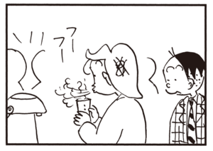 【無料漫画】かりあげクン(607)12月も毎日配信!「おもり」「モデル」おいしそうに食べていると?/植田まさし 11