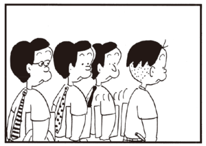 【無料漫画】かりあげクン(241)「横断歩道」「肉屋」めずらしくバリバリ仕事をしてる!?/植田まさし 3