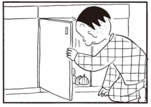 【無料漫画】かりあげクン(302)「カラスの…」「はさみ」課長の家でお米を炊くことに?/植田まさし 19