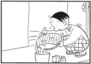 【無料漫画】かりあげクン(298)「石けん」「カイロ」捨てられたカイロを見つけたので?/植田まさし 3