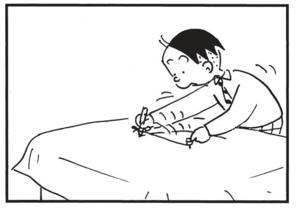 【無料漫画】かりあげクン(1504回)毎日配信!「営業成績」「ドアスコープ」グラフの“長さ”を同じにするために…/植田まさし 3