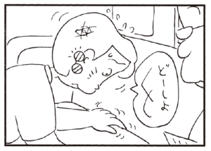 【無料漫画】かりあげクン(244)「かみなり課長」「雨あがり」水たまりがある道に車がきたので/植田まさし 24
