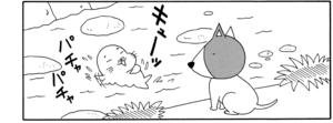 【無料漫画】COMA GOMA ゴマちゃん(30)「水辺のアルバム」水遊びをしてゴローを誘うゴマちゃんだけど?/森下裕美 10