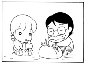 【無料漫画】ここだけのふたり!(33)「それだけの3月3日」「温泉にいくの」昼間の壺が気になって眠れない?/森下裕美 11