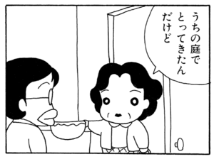 【無料漫画】ここだけのふたり!(61)「苦労」「正道の母の生活」母の家の庭でとれたものとは?/森下裕美 15