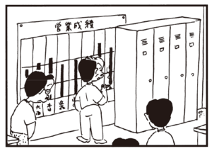 【無料漫画】かりあげクン(239)「とびのり」「営業成績」自分の成績の悪さを目の当たりにして?/植田まさし 8
