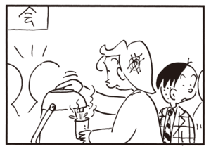 【無料漫画】かりあげクン(607)12月も毎日配信!「おもり」「モデル」おいしそうに食べていると?/植田まさし 10