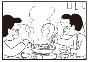 【無料漫画】かりあげクン(931)11月も毎日 配信!「家庭菜園」「紫キャベツ」鍋に対抗した冬のご飯とは?/植田まさし 10