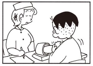 【無料漫画】かりあげクン(681)3月も毎日 配信!「バーゲン」「呉服店」横断歩道を渡る時はしっかりと手を握ってあげて?/植田まさし 14