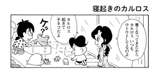 【無料漫画】COMA GOMA ゴマちゃん(118)「カルロスの危機」いきなり3匹の子ネコの面倒をみる!?/森下裕美 9