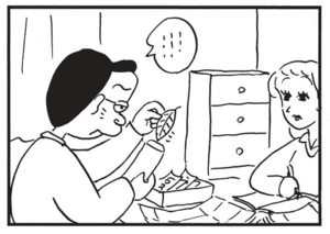 【無料漫画】かりあげクン(1514回)毎日配信!「あっちむいてホイ」「ズボン」ひと味違う対戦相手…?/植田まさし 16